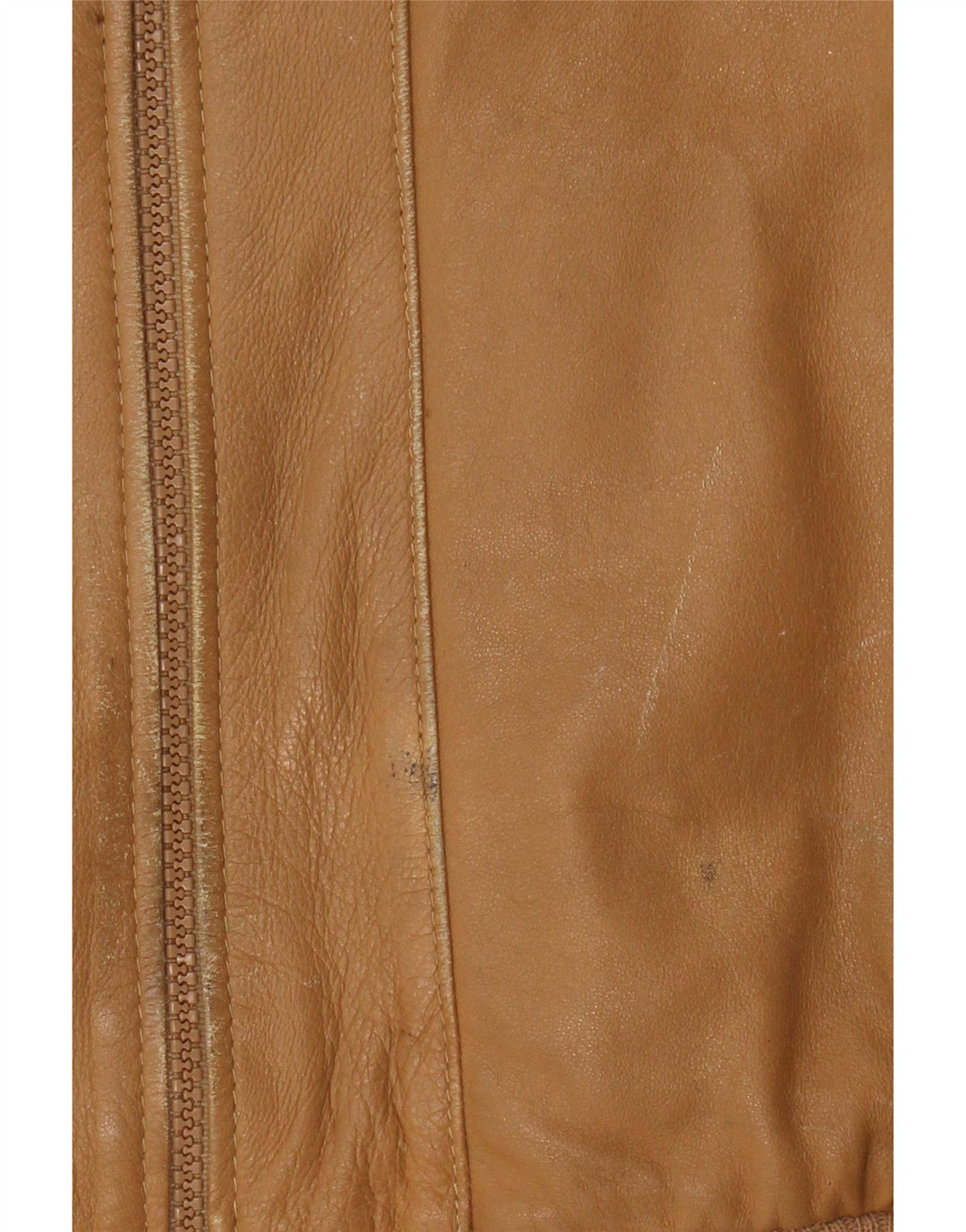 Jachetă de piele vintage pentru bărbați UK 38 din piele maro medie