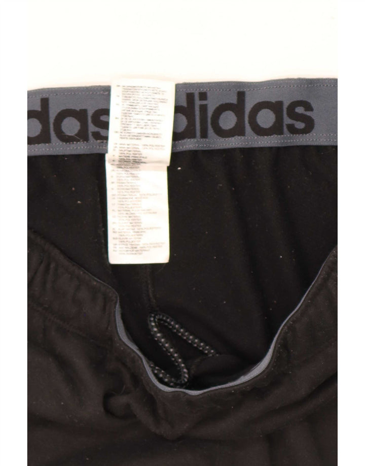 Pantaloni de trening Adidas pentru bărbați, mari, negru, poliester