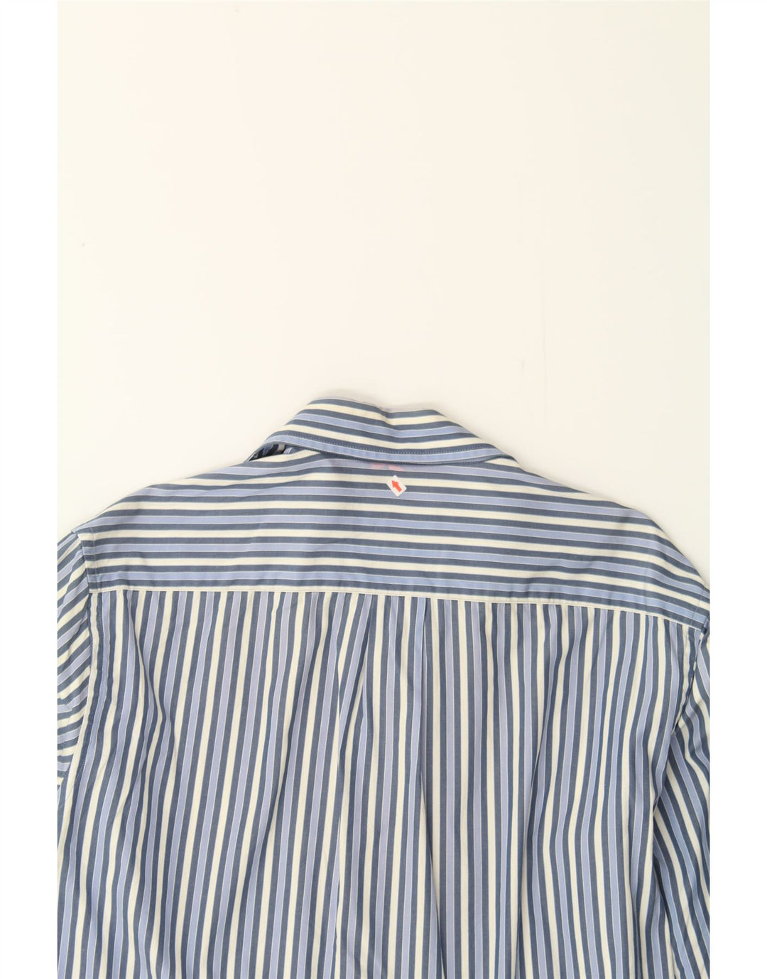 MASSIMO DUTTI Mens Shirt Size 40 Medium Blue Striped Vintage Massimo Dutti and Second-Hand Massimo Dutti from Messina Hembry 