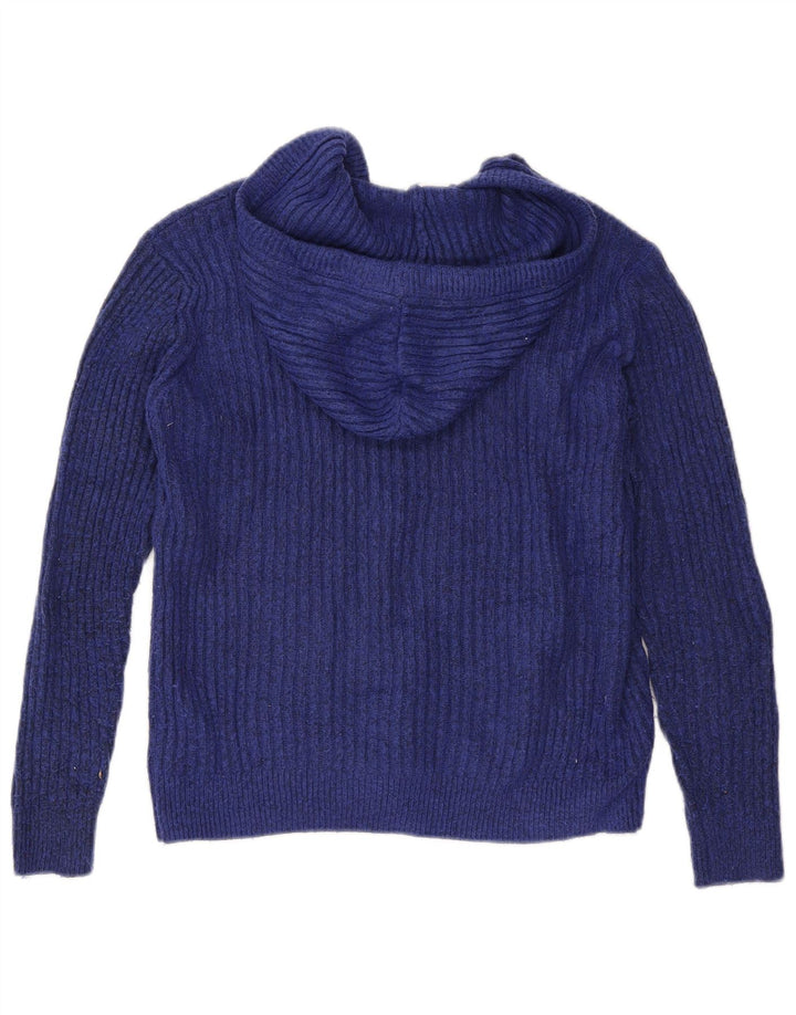 Pulover cu glugă pentru femei Marks & Spencer UK 14 Medium Bleumarin