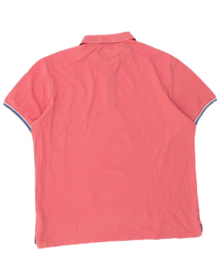 Tricou polo Massimo Dutti pentru bărbați, bumbac roz 2XL