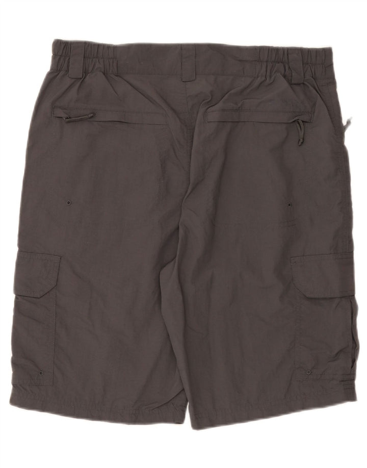 Pantaloni scurți cargo pentru bărbați Mountain Warehouse W34 Poliamidă gri mare