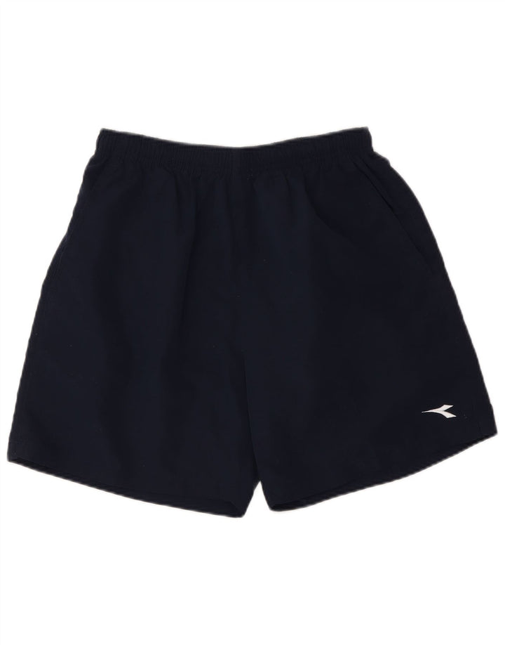 Pantaloni scurți sport Diadora pentru bărbați, poliester mediu albastru