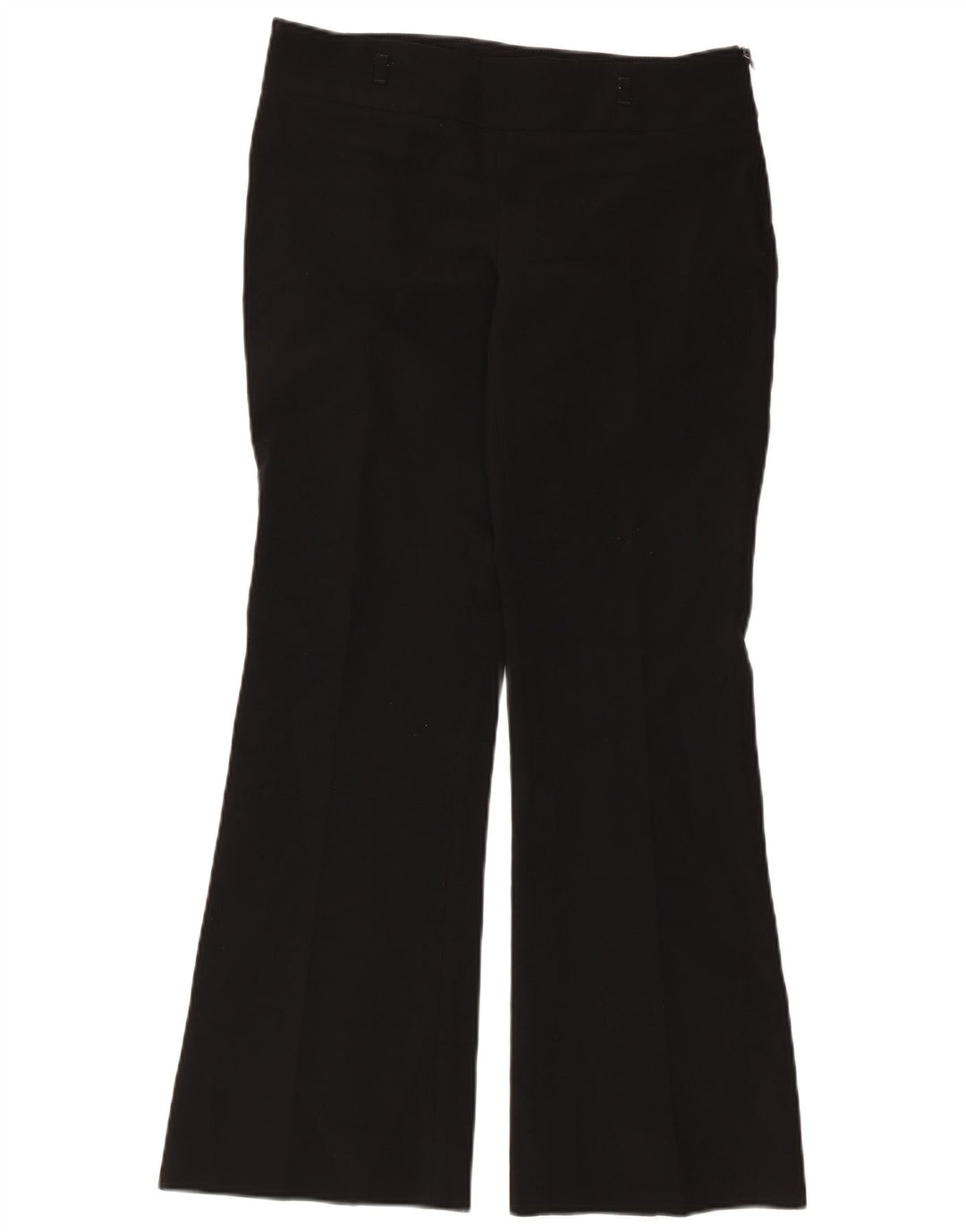 Pantaloni de damă Zara Casual Flare EU 38 Mici L28 L29 Poliester negru