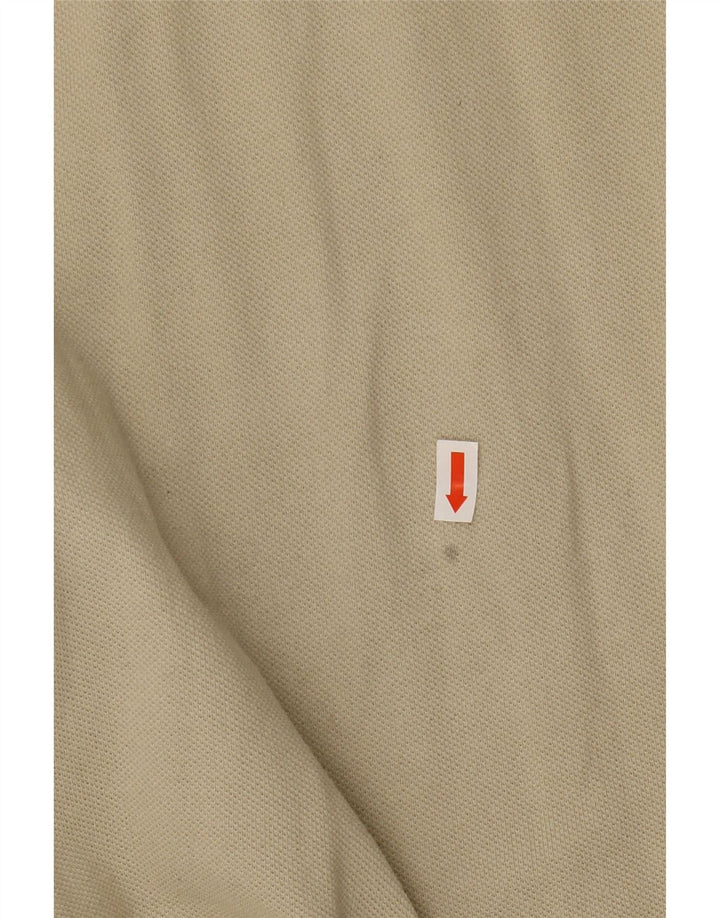 KAPPA Mens Polo Shirt Large Beige Cotton