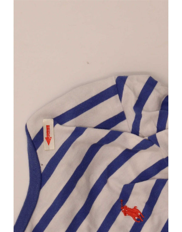 Tricou pentru femei Ralph Lauren, UK 12, bumbac cu dungi albe medii