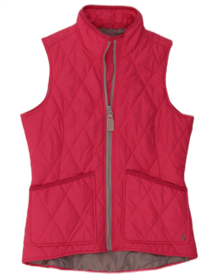 Gilet matlasat pentru femei JOULES UK 10, poliester roz mic