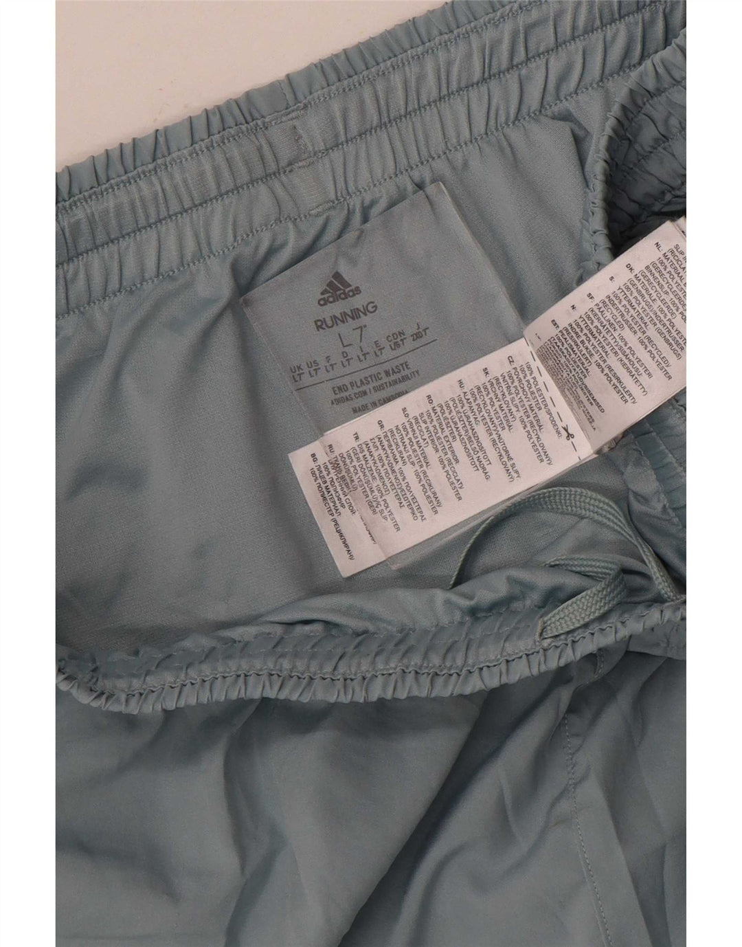 Pantaloni scurți sport grafic Adidas pentru bărbați, mari, albastru, poliester