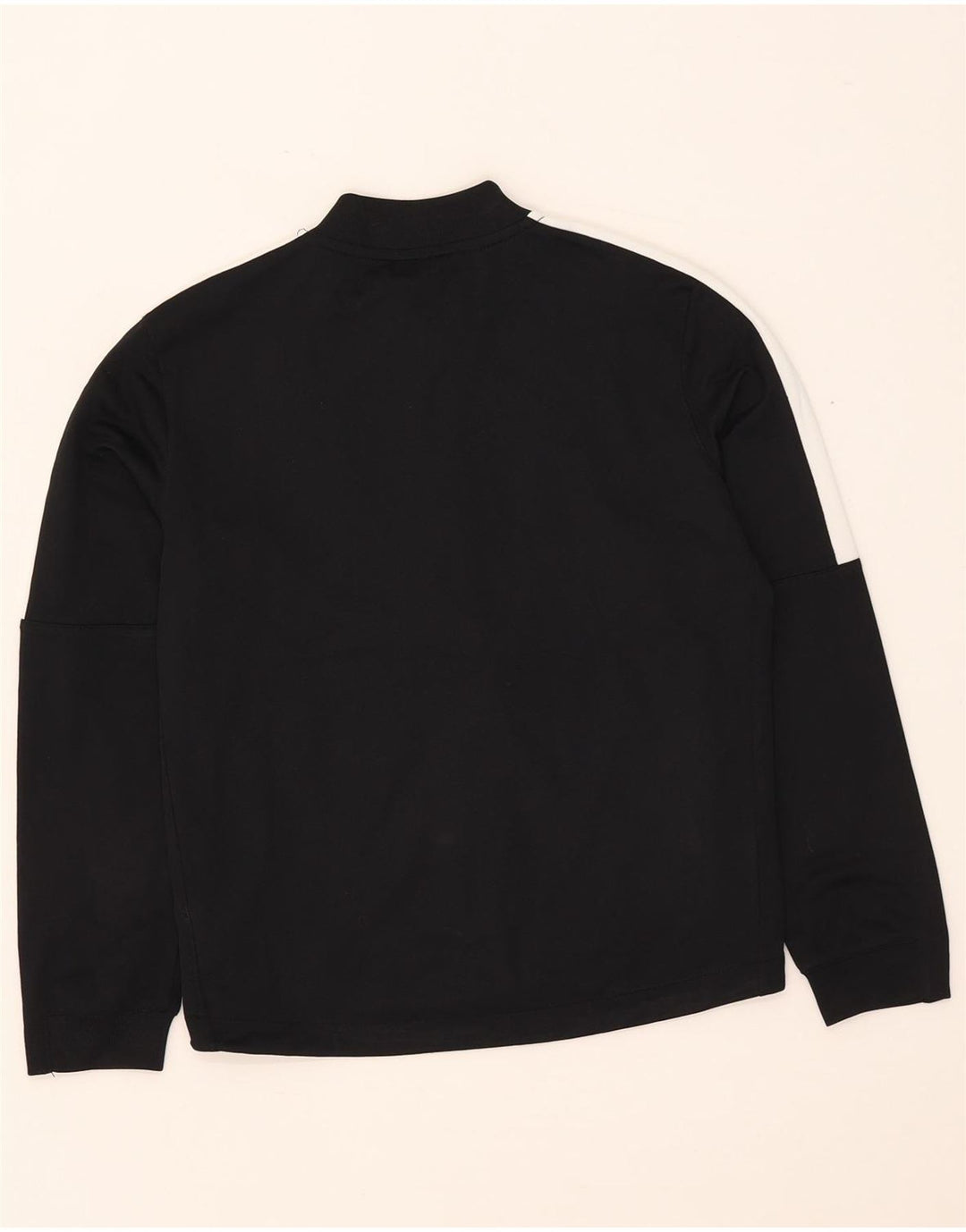 Jachetă de top pentru trening Nike Dri Fit pentru băieți 10-11 ani, mediu negru, color block