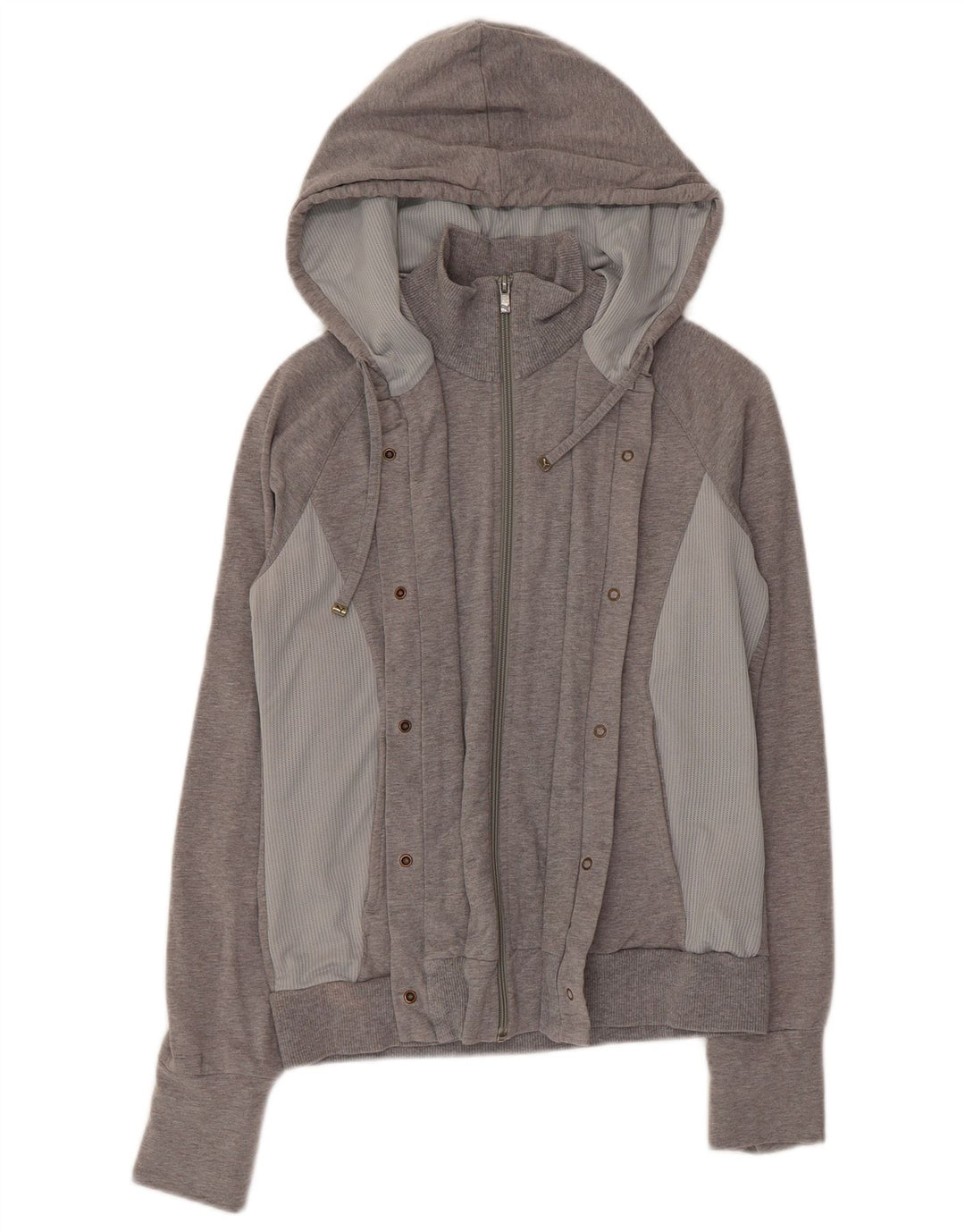 Pulover Puma pentru femei, cu fermoar, UK 12, gri mediu