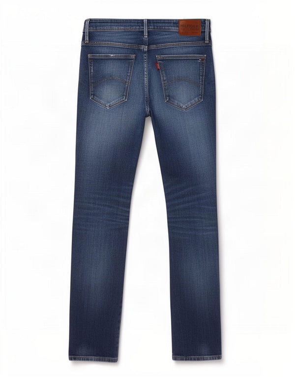 Tommy Hilfiger Mens Slim Jeans W31 L34 Blue Cotton