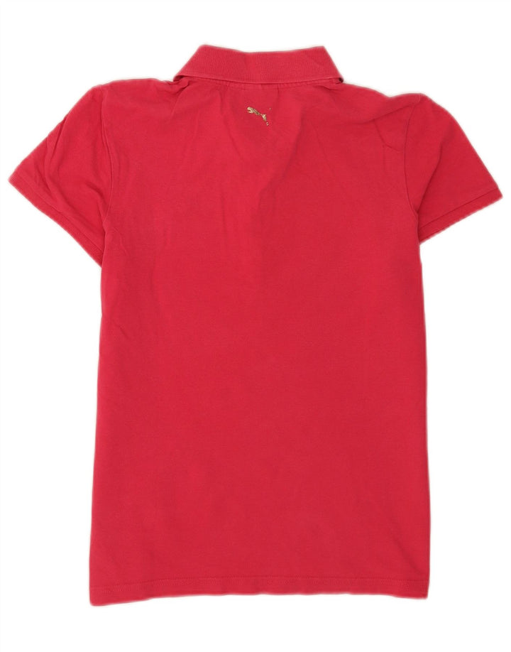 Tricou polo Puma pentru femei UK 14 Roz mediu