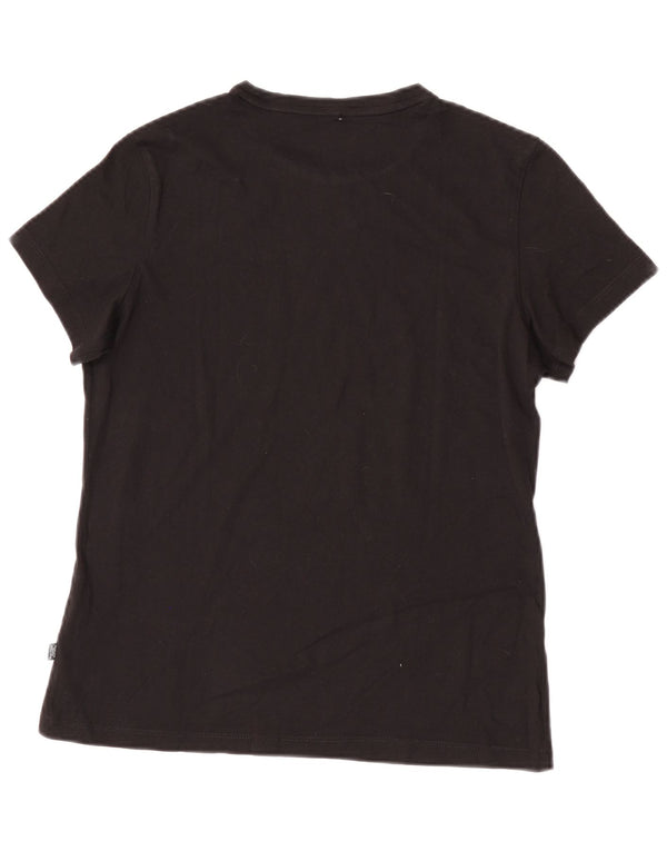 Tricou Puma Femei Top UK 12 Medium Black Bumbac