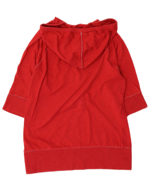 Tricou cu glugă The North Face pentru femei Top UK 6 XS Bumbac roșu