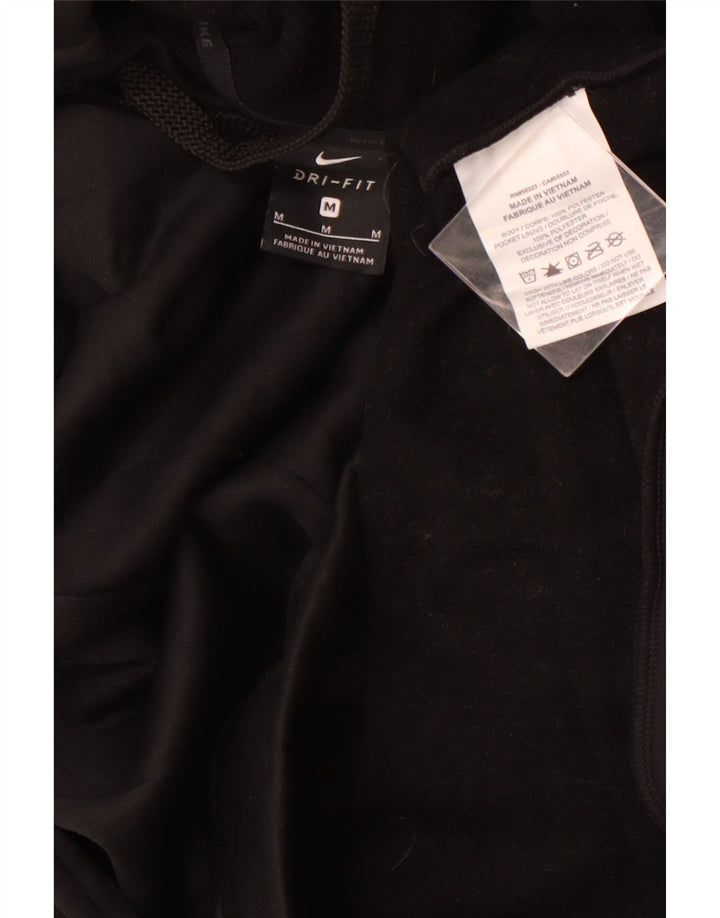 Pulover NIKE Dri Fit pentru bărbați, poliester mediu negru