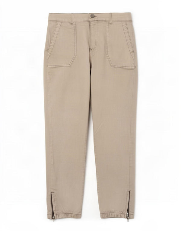 Marks & Spencer Pantaloni cargo cu talie înaltă pentru femei UK 12 Medium W30 L25 Bej