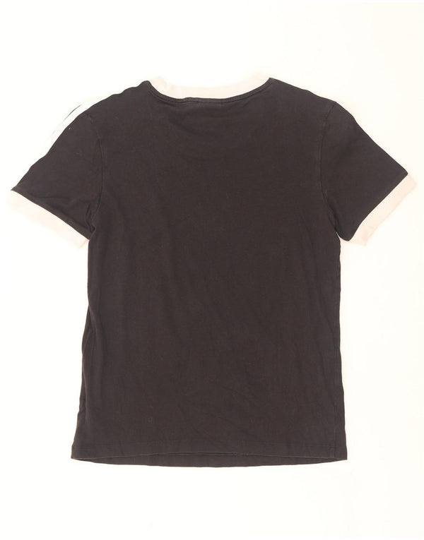 Tricou Adidas Femei Top UK 6 XS Negru Colorblock Bumbac
