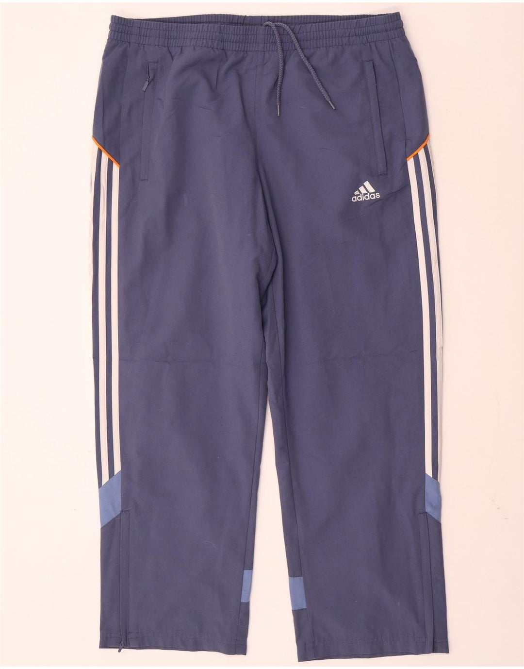 Pantaloni de trening ADIDAS pentru bărbați UK 40/42 Poliester albastru mediu