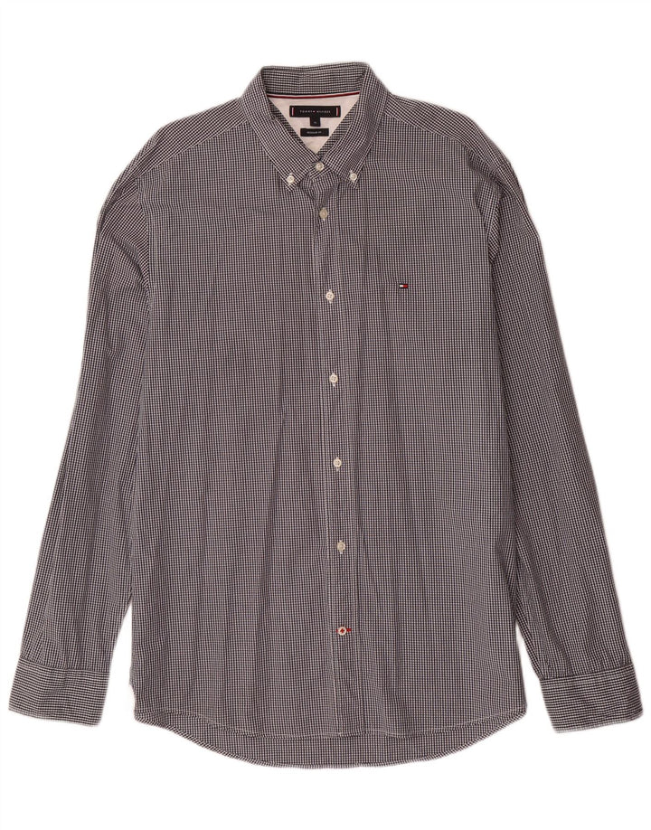 Cămașă TOMMY HILFIGER pentru bărbați, cu croială regulată, XL, gri Vichy