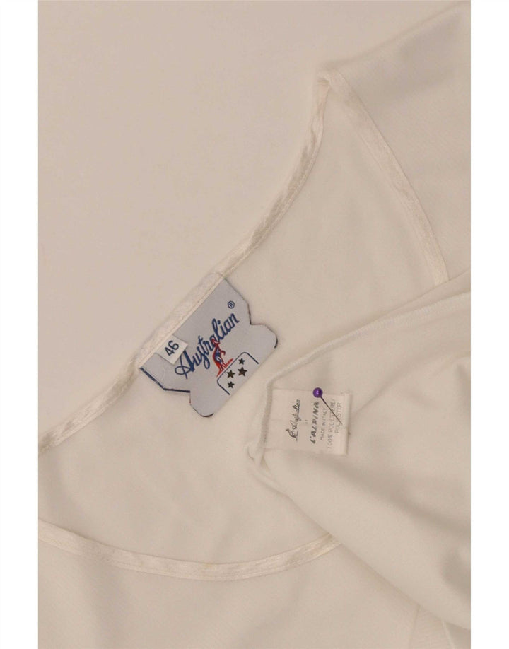 AUSTRALIAN L'ALPINA Tricou pentru femei Top IT 46 Poliester alb mare