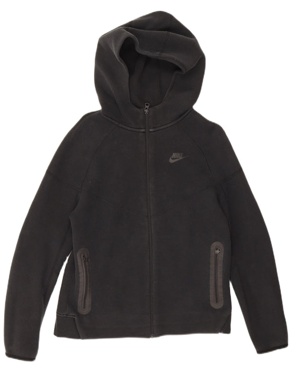 Pulover Nike pentru băieți, cu fermoar, 13-14 ani, XL, negru