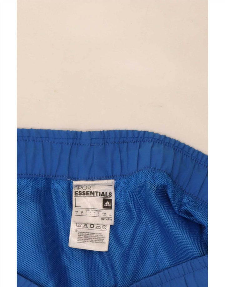 Pantaloni scurți sport pentru bărbați Adidas Climalite, mari, albastru, poliester