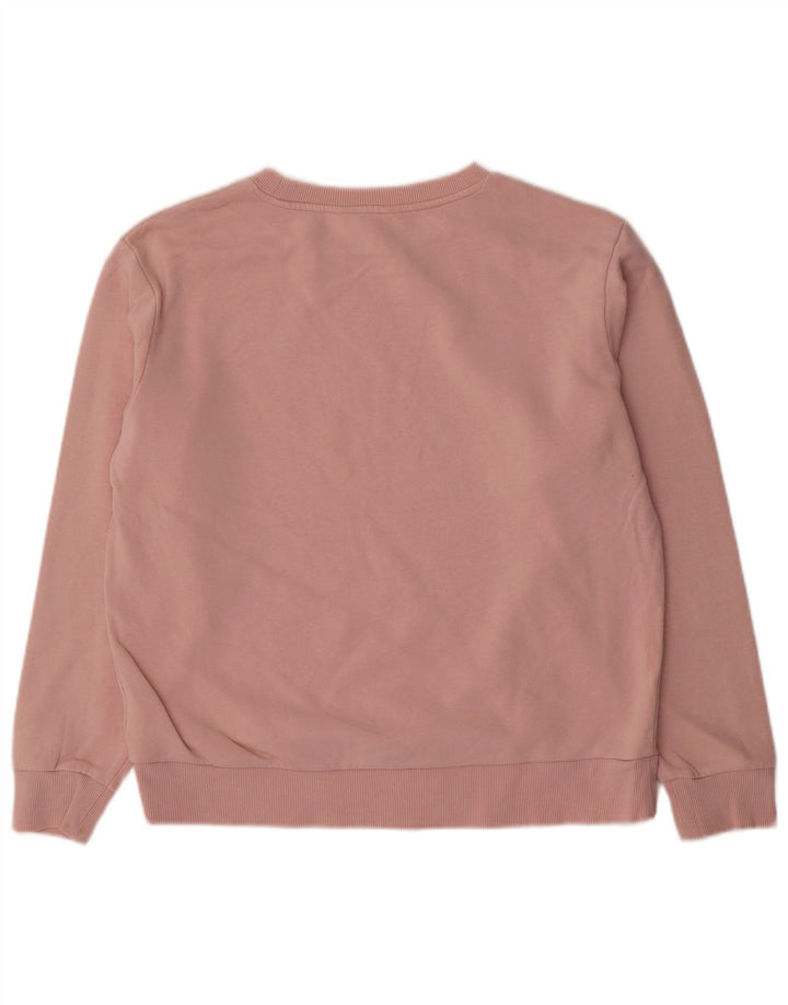 Pulover supradimensionat pentru femei Marks & Spencer UK 10 mic bumbac roz
