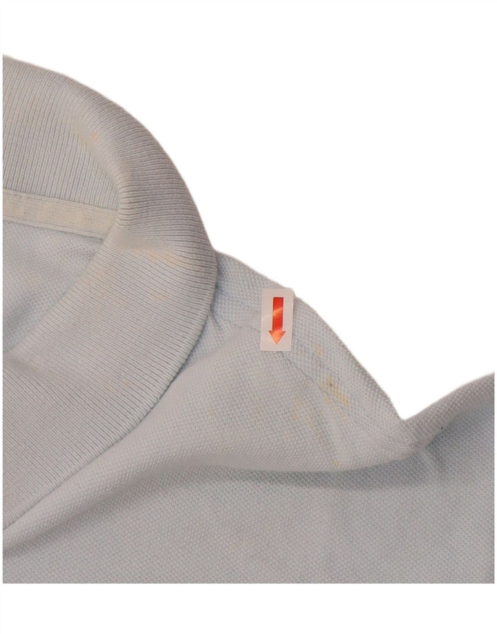 Tricou polo pentru bărbați LACOSTE Mărimea 7 2XL Bumbac albastru