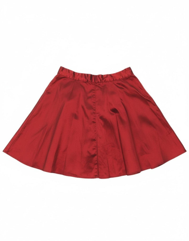 Fusta evazată pentru femei Vintage W26 Burgundy mic
