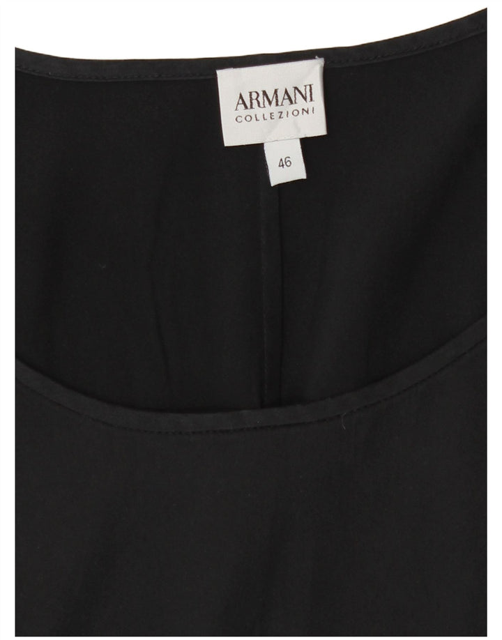 Bluză fără mâneci pentru femei Armani Collezioni IT 46 Large Black