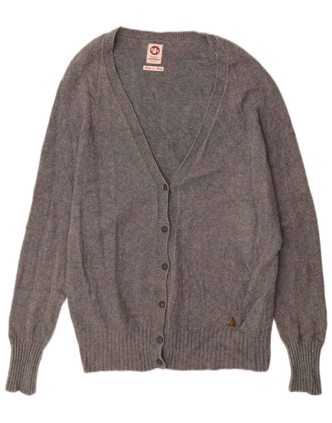 MURPHY & NYE Pulover cardigan pentru femei UK 18 XL Viscoză gri