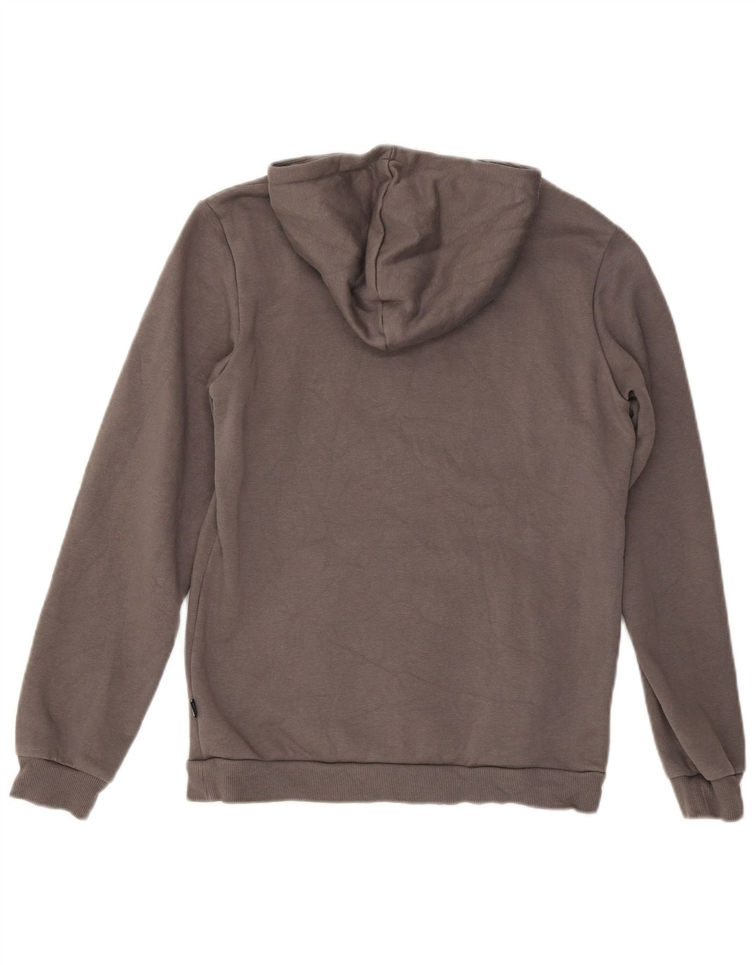 Pulover cu glugă cu grafic PUMA pentru băieți 15-16 ani, bumbac gri