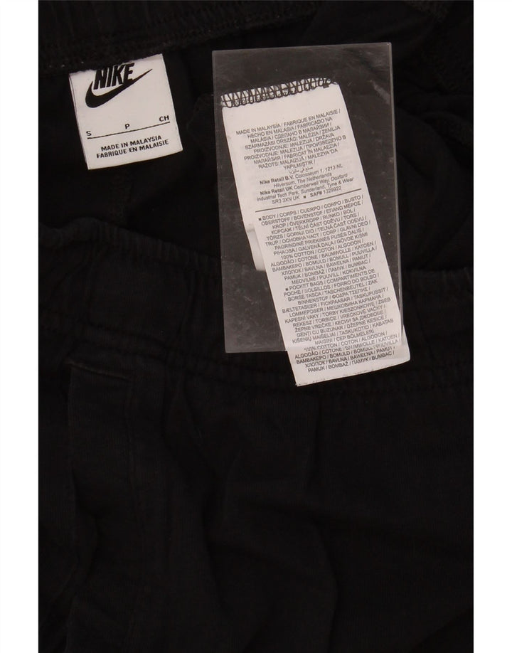 NIKE Mens Sport Shorts Small  Black Cotton Vintage Nike and Second-Hand Nike from Messina Hembry 