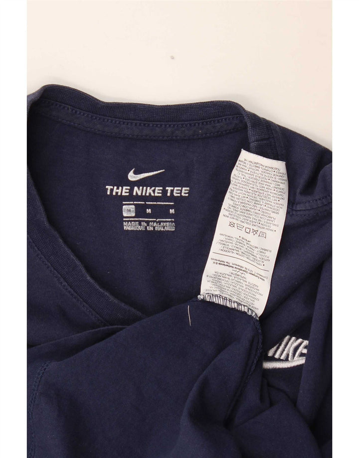 Tricou pentru bărbați Nike Top mediu din bumbac bleumarin