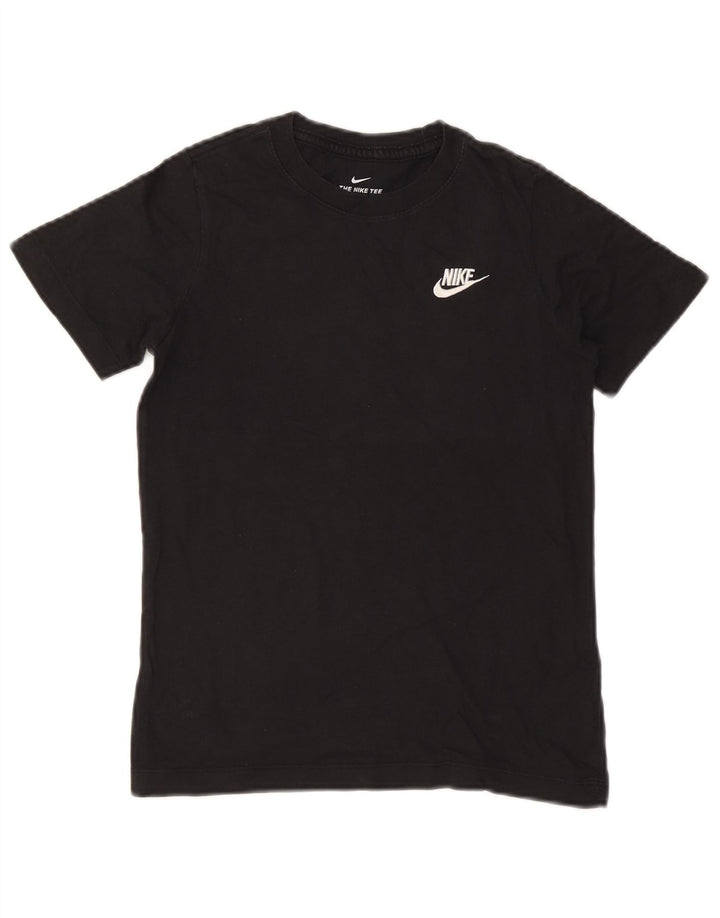 Tricou pentru băieți Nike Top 10-11 ani mediu negru