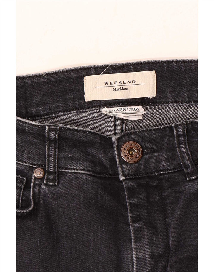 Blugi decupați de weekend pentru femei Max Mara W28 L25 gri