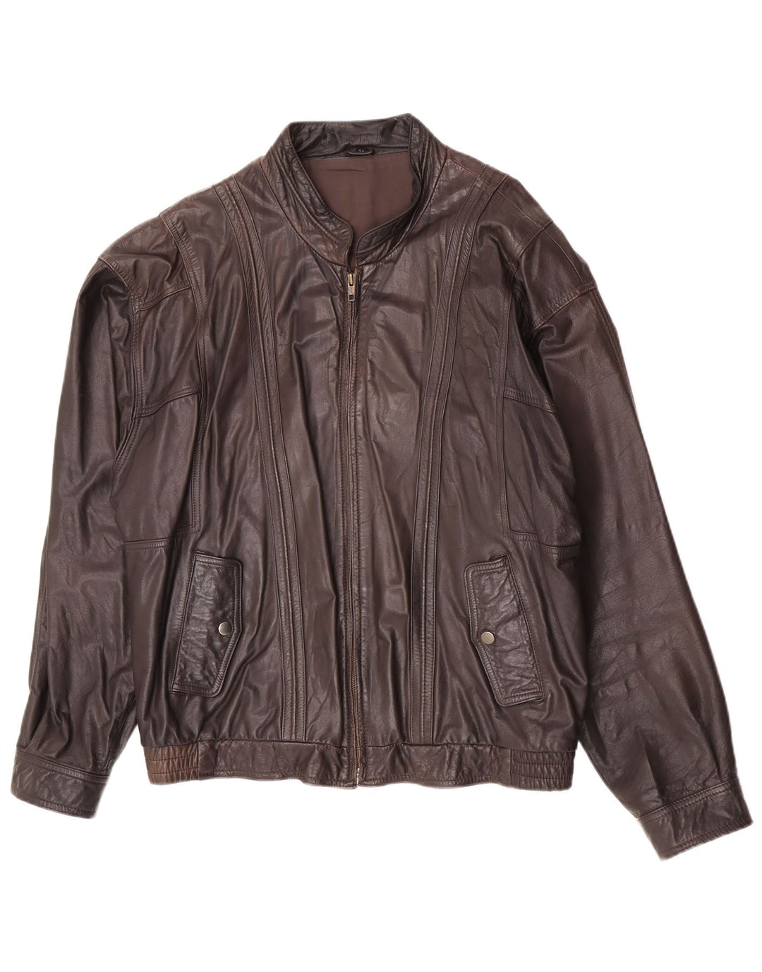 Jachetă de piele pentru bărbați Trapper IT 54 2XL din piele maro