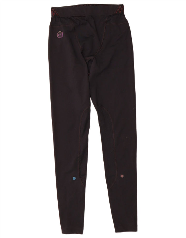 Leggings Under Armour Heat Gear pentru bărbați, mici, negri, geometrici