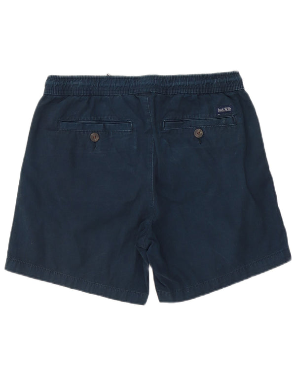 Pantaloni scurți chino vopsiți în îmbrăcăminte Jack Wills pentru bărbați mici W29 bumbac bleumarin