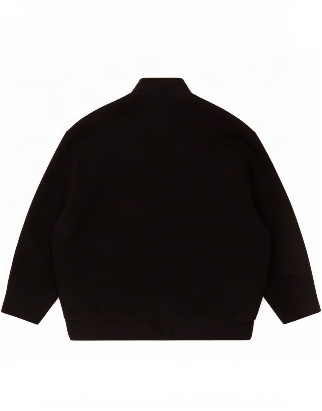 Bomber supradimensionat pentru femei Zara UK 10 Lână neagră mică