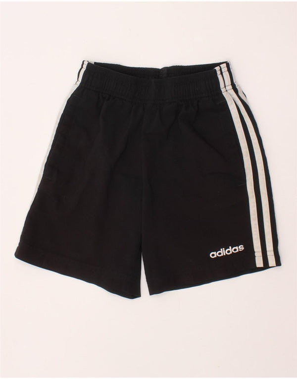 Pantaloni scurți sport pentru băieți ADIDAS 7-8 ani poliester negru