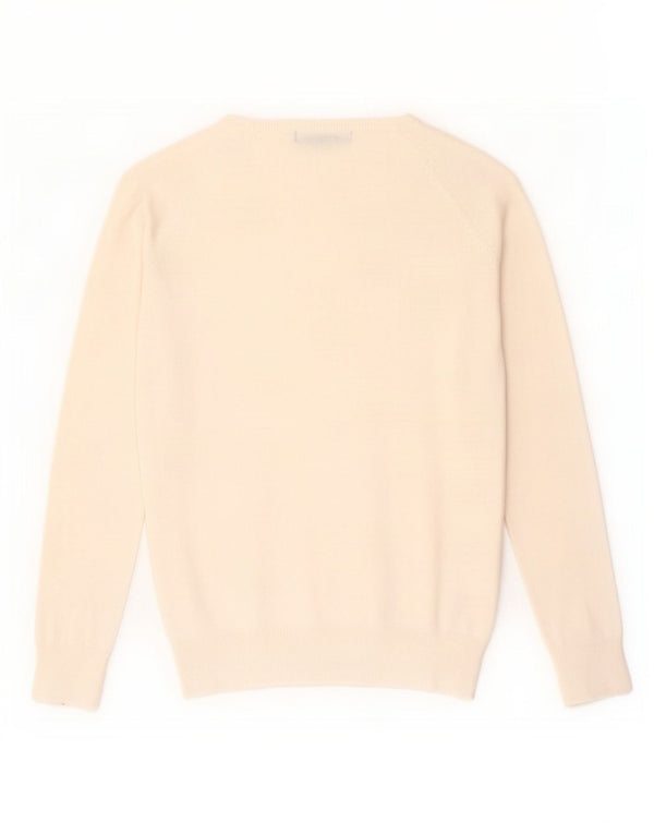 Pulover cardigan pentru femei Zara UK 18 XL Bumbac alb