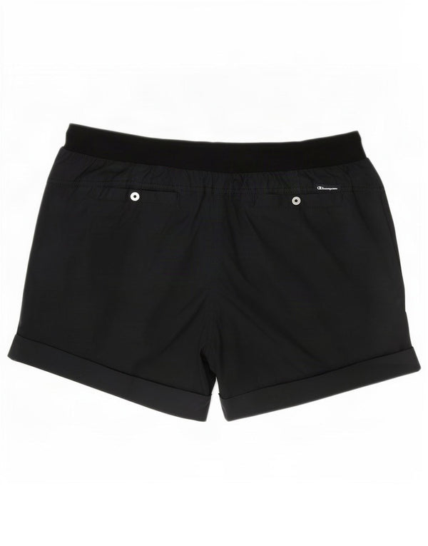 Pantaloni scurți de înot Champion pentru femei UK 16, mari, negru, bumbac