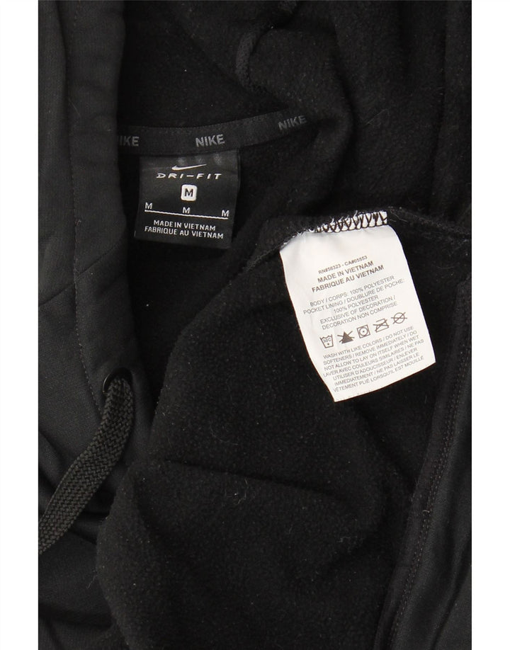 Pulover Nike Dri Fit Graphic pentru bărbați, poliester mediu negru
