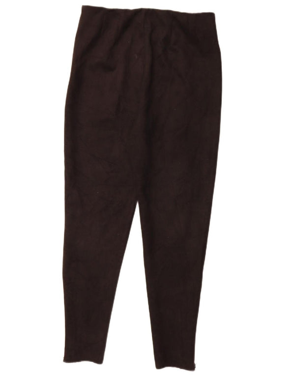 Leggings pentru femei Zara UK 14, mare, negru, poliester