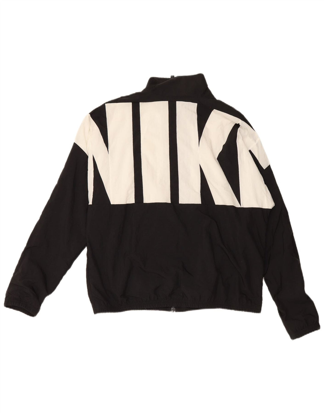 Jachetă de trening grafică Nike pentru bărbați, nailon mediu negru