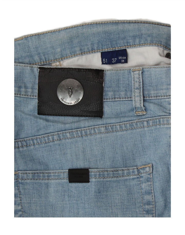 TRUSSARDI Womens Straight Jeans W35 L28 Blue Vintage Trussardi and Second-Hand Trussardi from Messina Hembry 