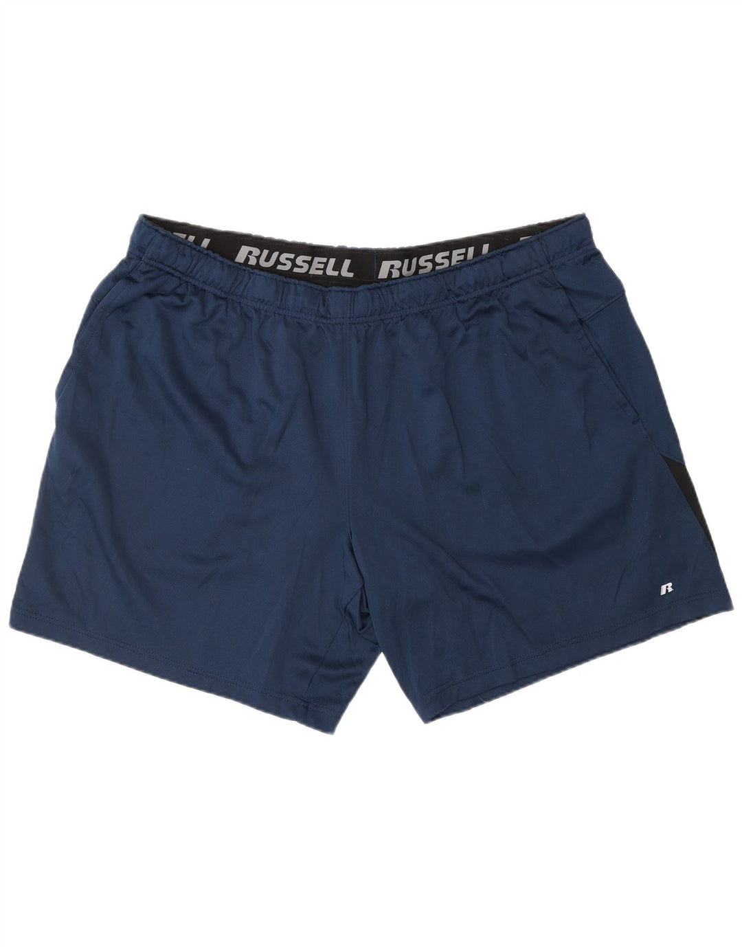 Pantaloni scurți sport pentru bărbați Russell Athletic 2XL, poliester bleumarin