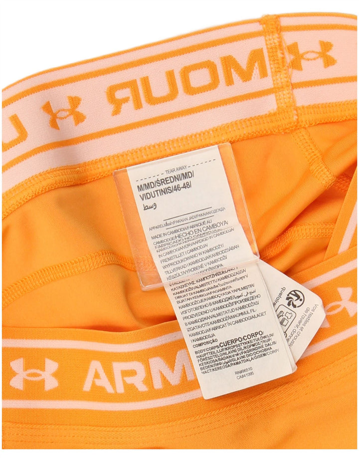 Pantaloni scurti sport grafic pentru femei UNDER ARMOUR UK 12 Poliester portocaliu mediu