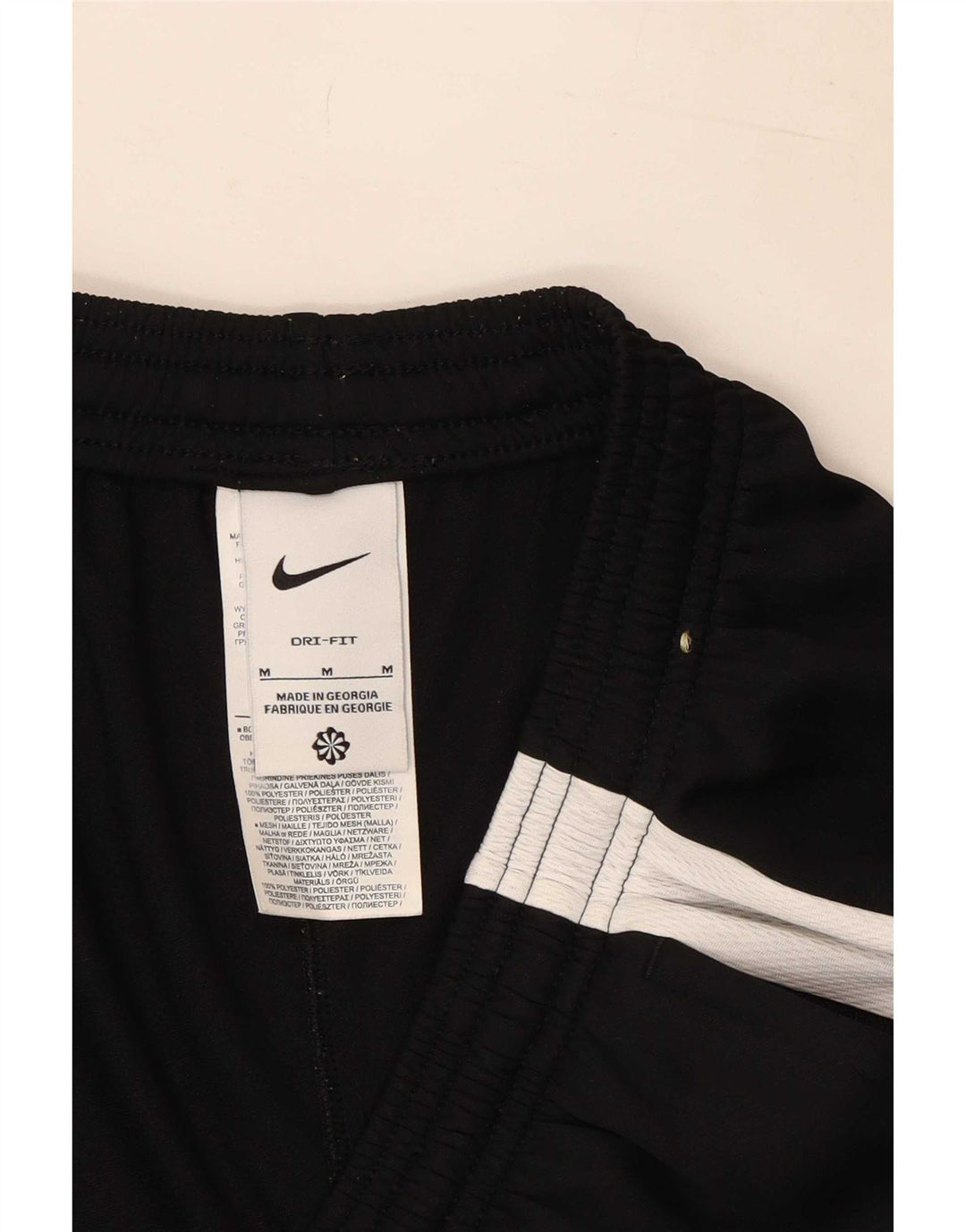 Pantaloni de trening Nike Dri Fit pentru bărbați, negru mediu, poliester bloc de culoare